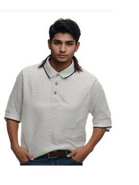 Toff, Short Sleeve All Over Geo Printed Polo by Ted Baker